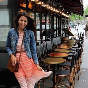 New Maison Jules striped dress XL extra large